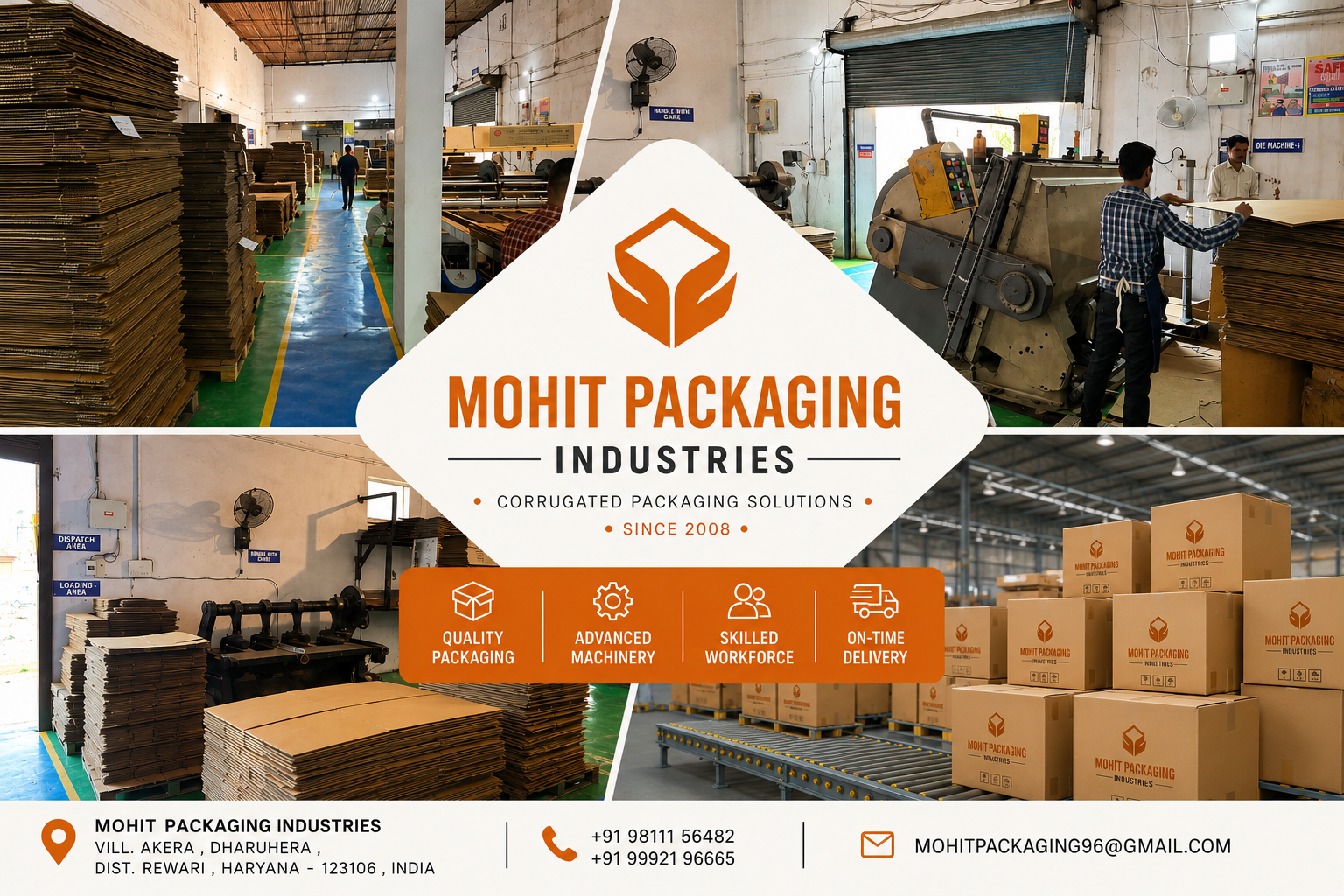 Mohit Packaging Industries manufacturing facility in Dharuhera, Haryana